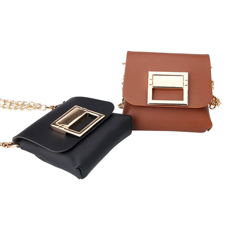Chain single-shoulder crossbody mini waist bag