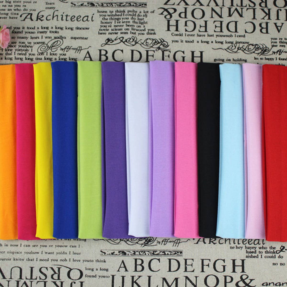 CWAHA6413_YOGA SPORTS HEADBAND ELASTIC SOLID COLOR HAIRBAND