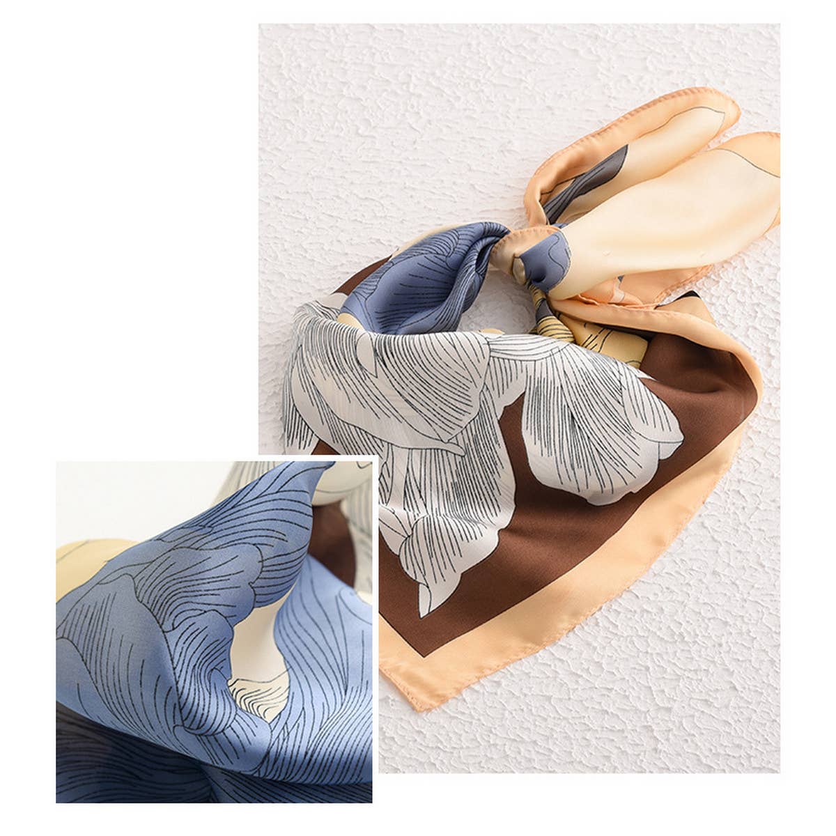 CWASC2394_SPRING AND AUTUMN GENTLE COLOR FLOWER SQUARE SCARF