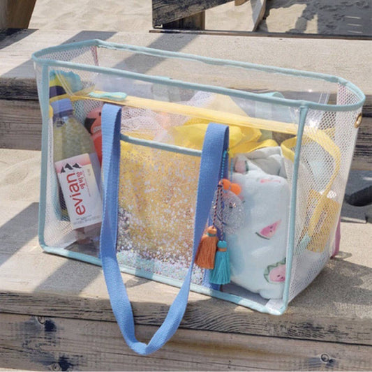 Large-capacity transparent jelly beach pvc bag