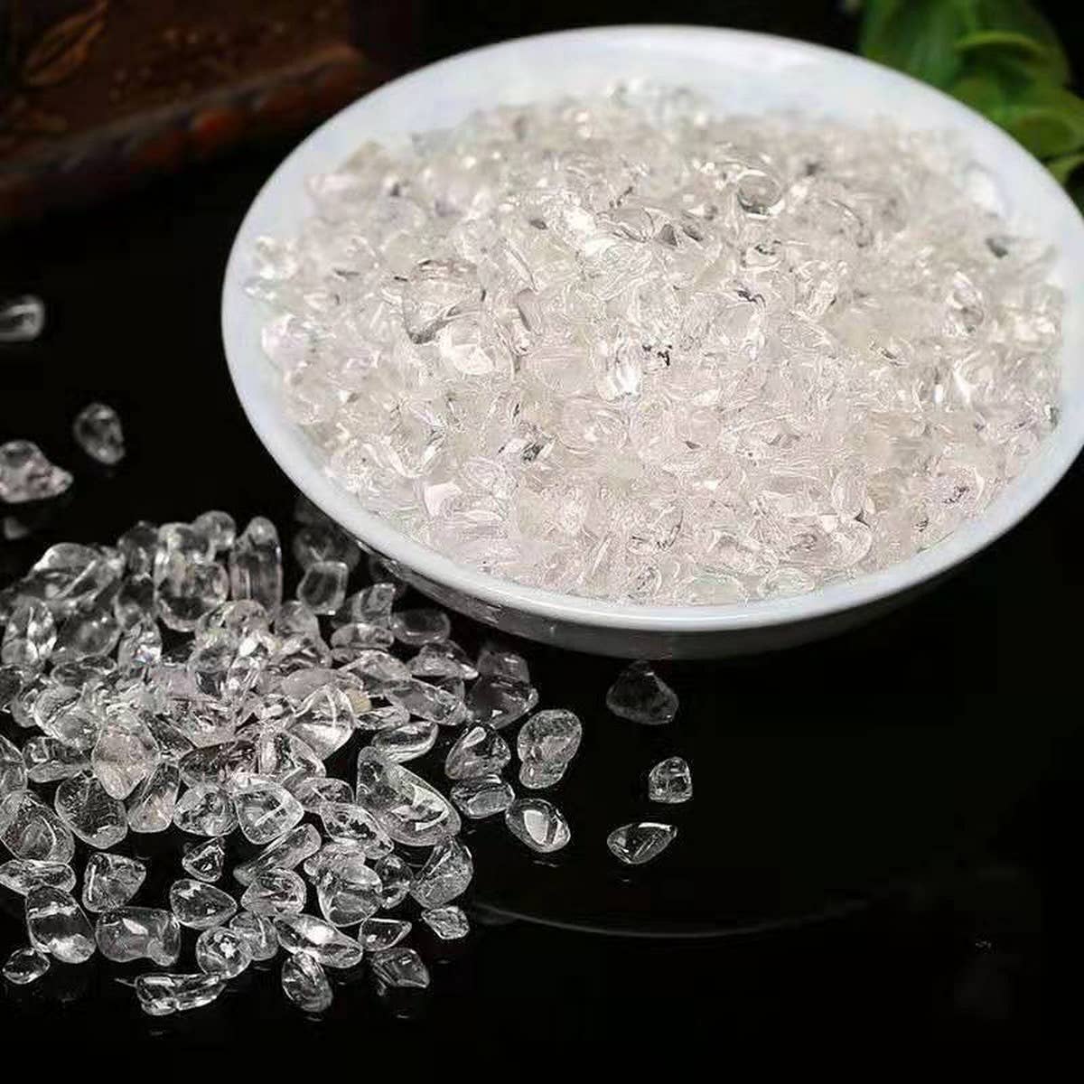 Natural Clear Quartz Crystal Chips