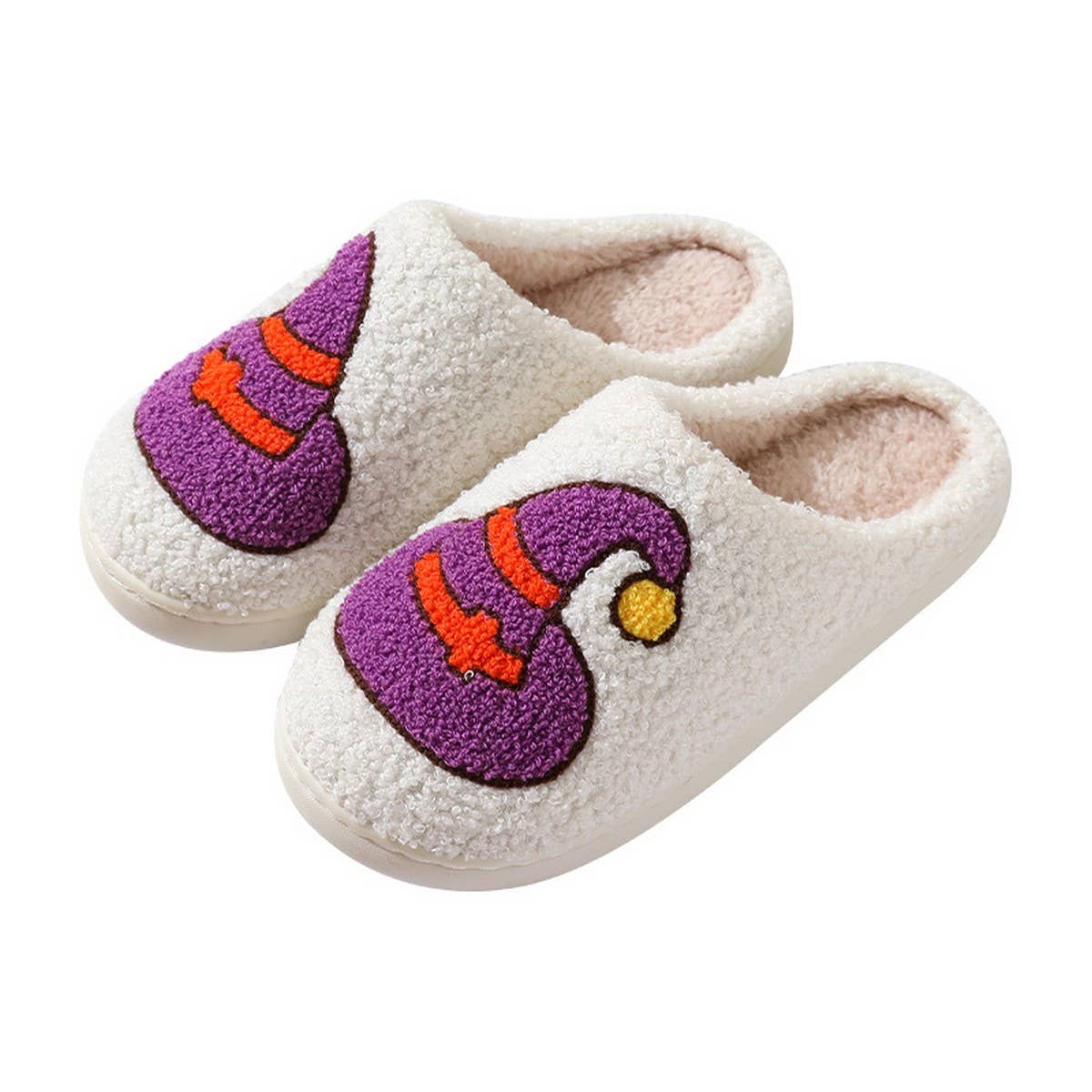 HALLOWEEN CARTOON PATTERN WARM COTTON SLIPPERS