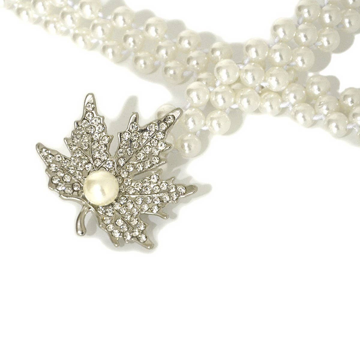 NEW WOMEN'S ELASTIC PEARL WAIST CHAIN_CWABE0514