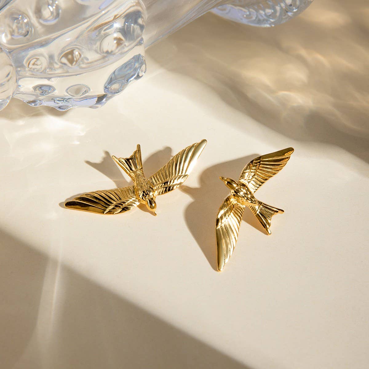 PERSONALIZED RETRO THREE-DIMENSIONAL BIRD EARRINGS_CWAJE1785