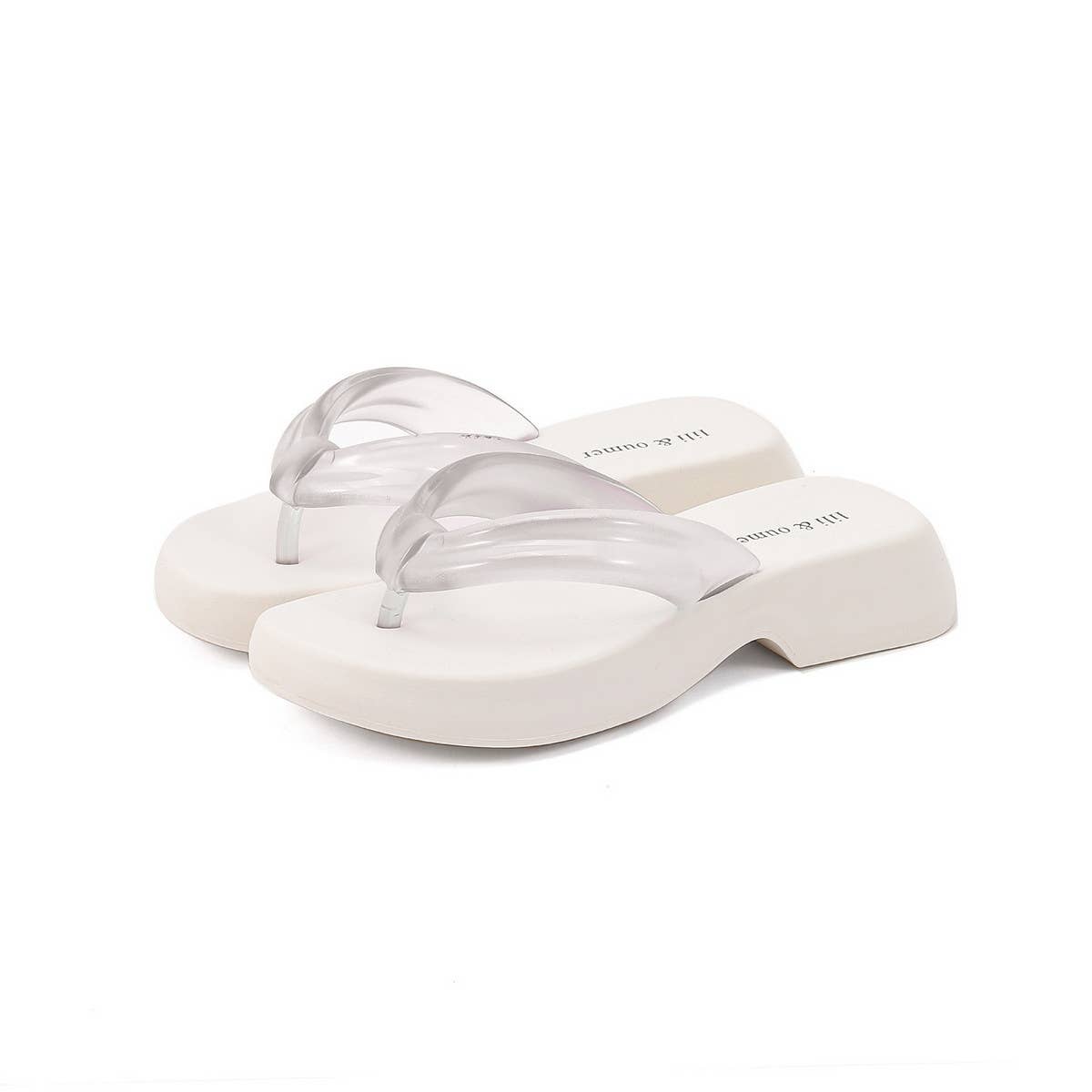 CASUAL FLIP-FLOPS THICK-SOLED SOFT-SOLED SANDALS_CWSHS0694