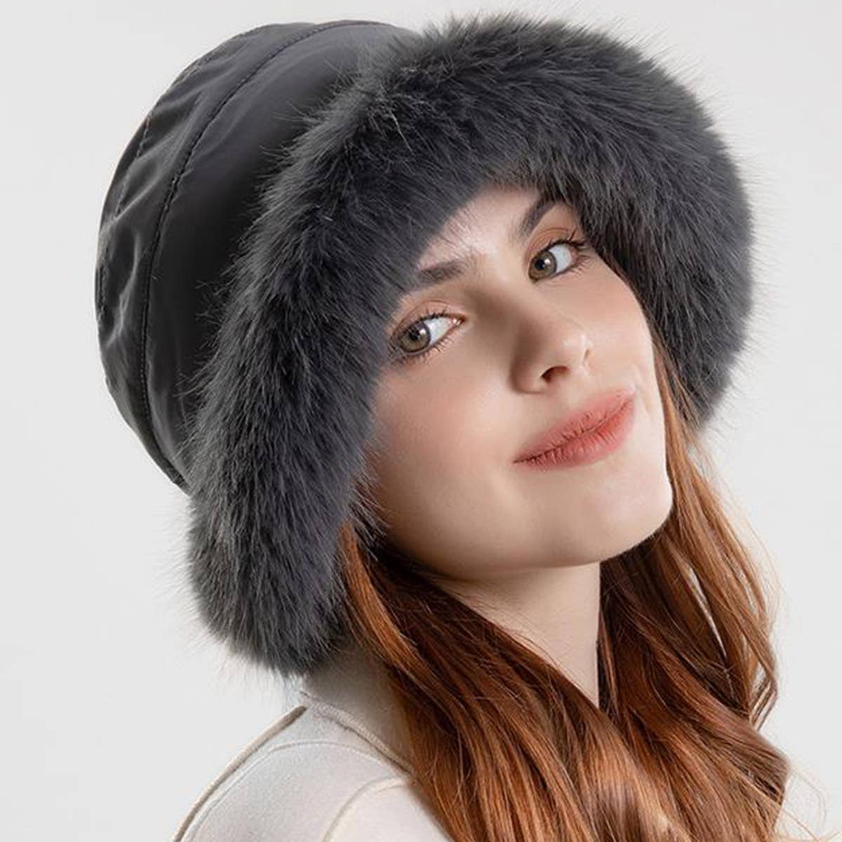 WOMEN WINTER FASHION PLUSH BUCKET HAT_CWAH0562