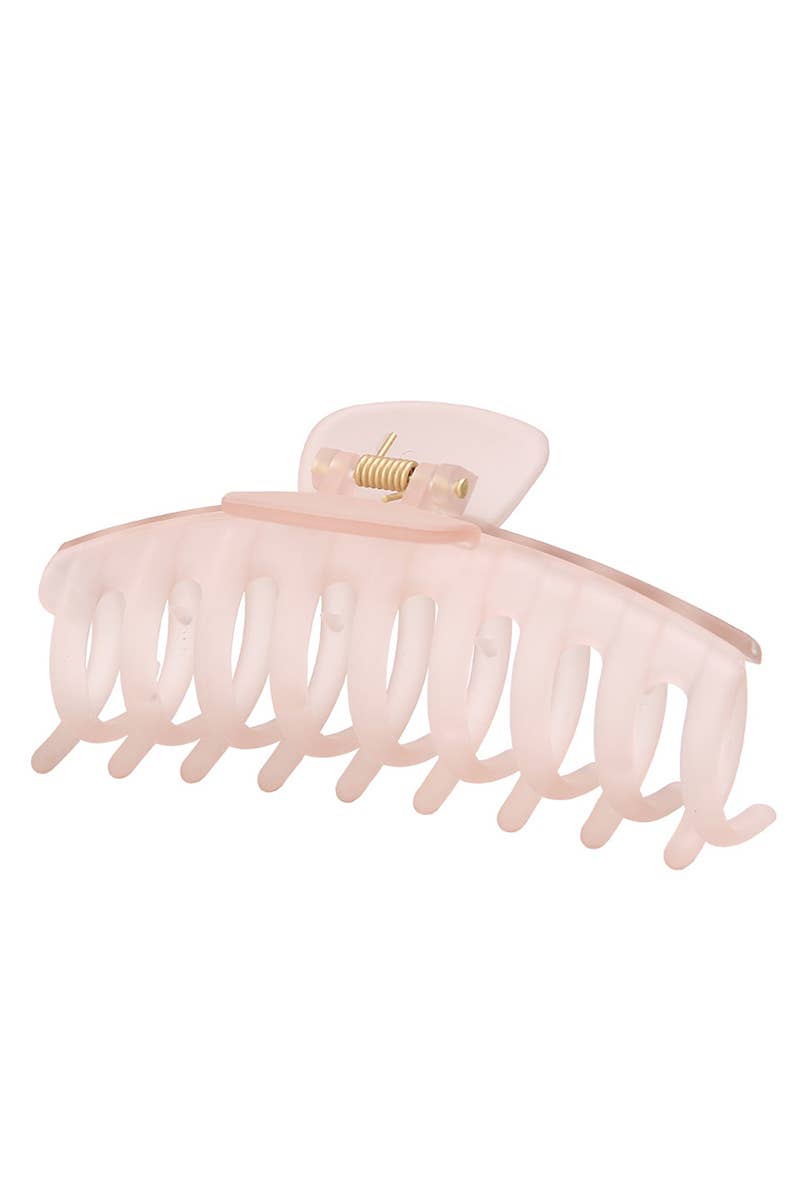 4.3" Matte PS Plastic Hair Claw Clip, Strong Hold_CWAHA0090
