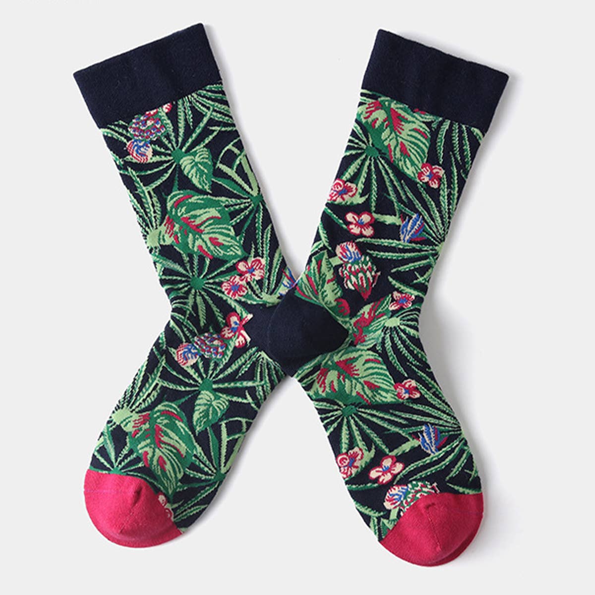 RETRO JACQUARD STREET SKATEBOARD SOCKS_CWMS0162