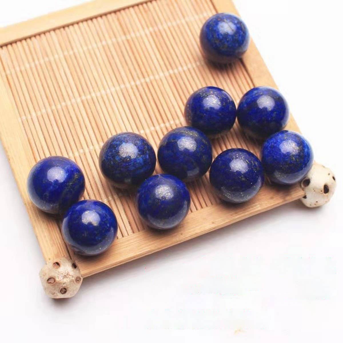 Natural Lapis Lazuli Crystal Ball Set