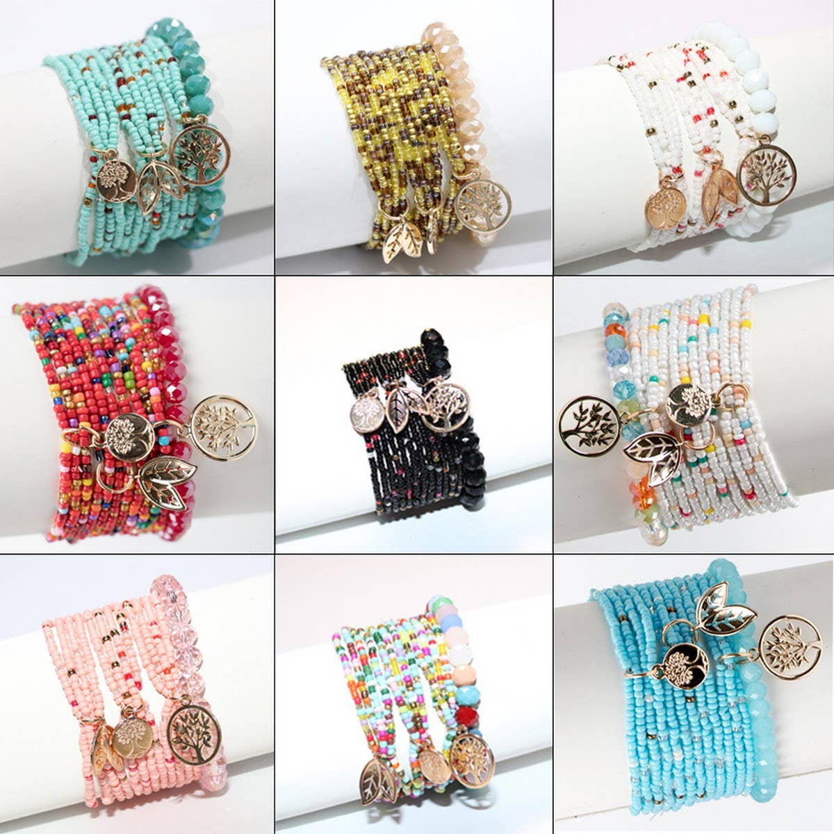 BOHEMIAN TREE OF LIFE FASHION WOMEN'S BRACELET_CWASC0694