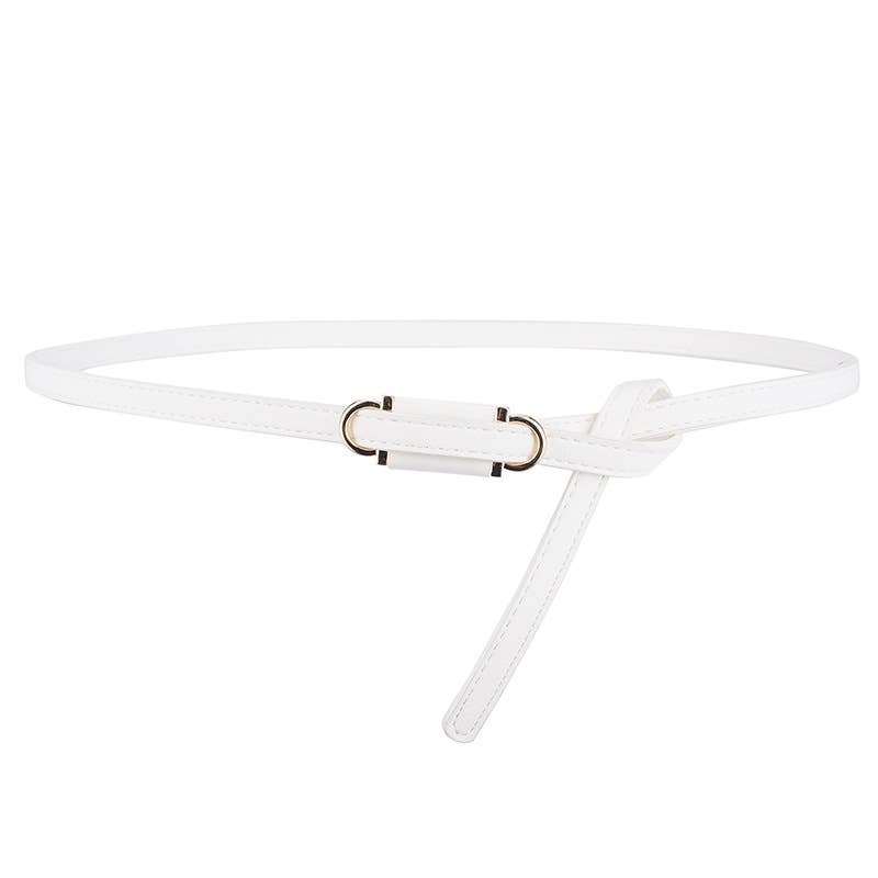 Personalized perforation-free thin waist belt