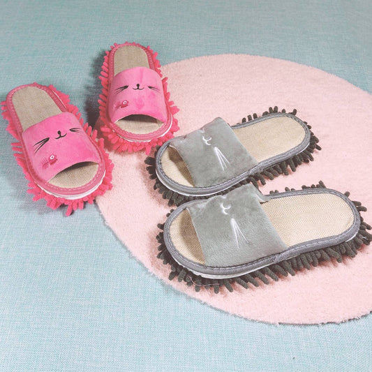 WASHABLE MOP SLIPPERS  MOP SHOES DUSTING SLIPPERS