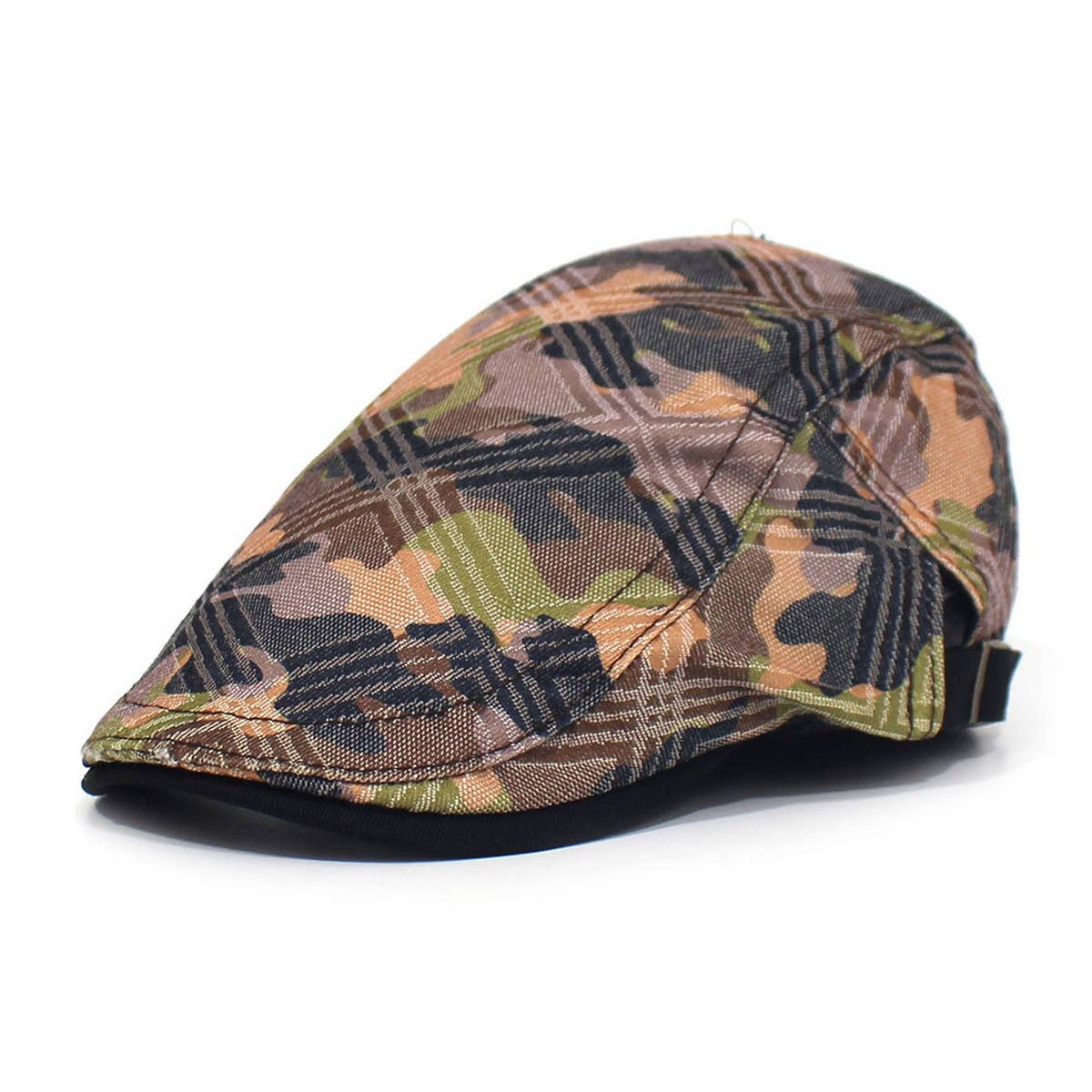 FASHIONABLE NEW CHECKERED CAMOUFLAGE BERET_CWAB2916