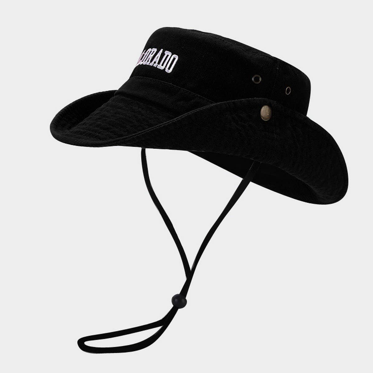 Embroidered Wide Brim Western Sun Hat for Hiking_CWAH3804