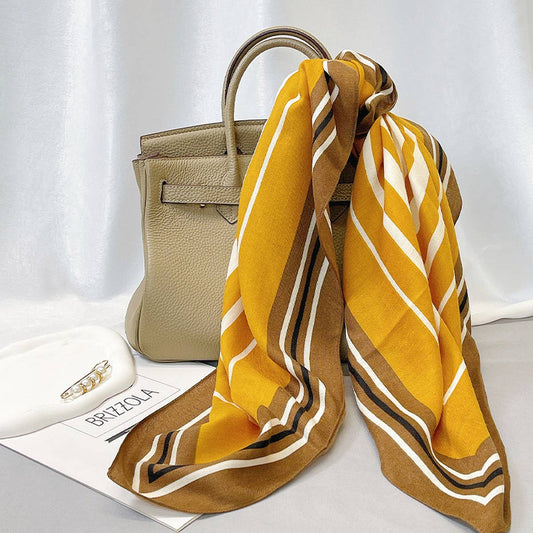 Velvet Scarf - Elegant Faux Wool Fall/Winter Shawl