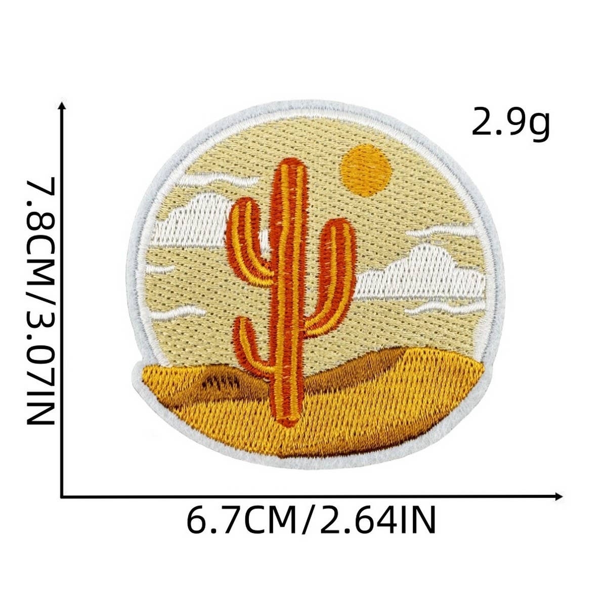 WESTERN COWBOY GRAFFITI EMBROIDERED PATCH