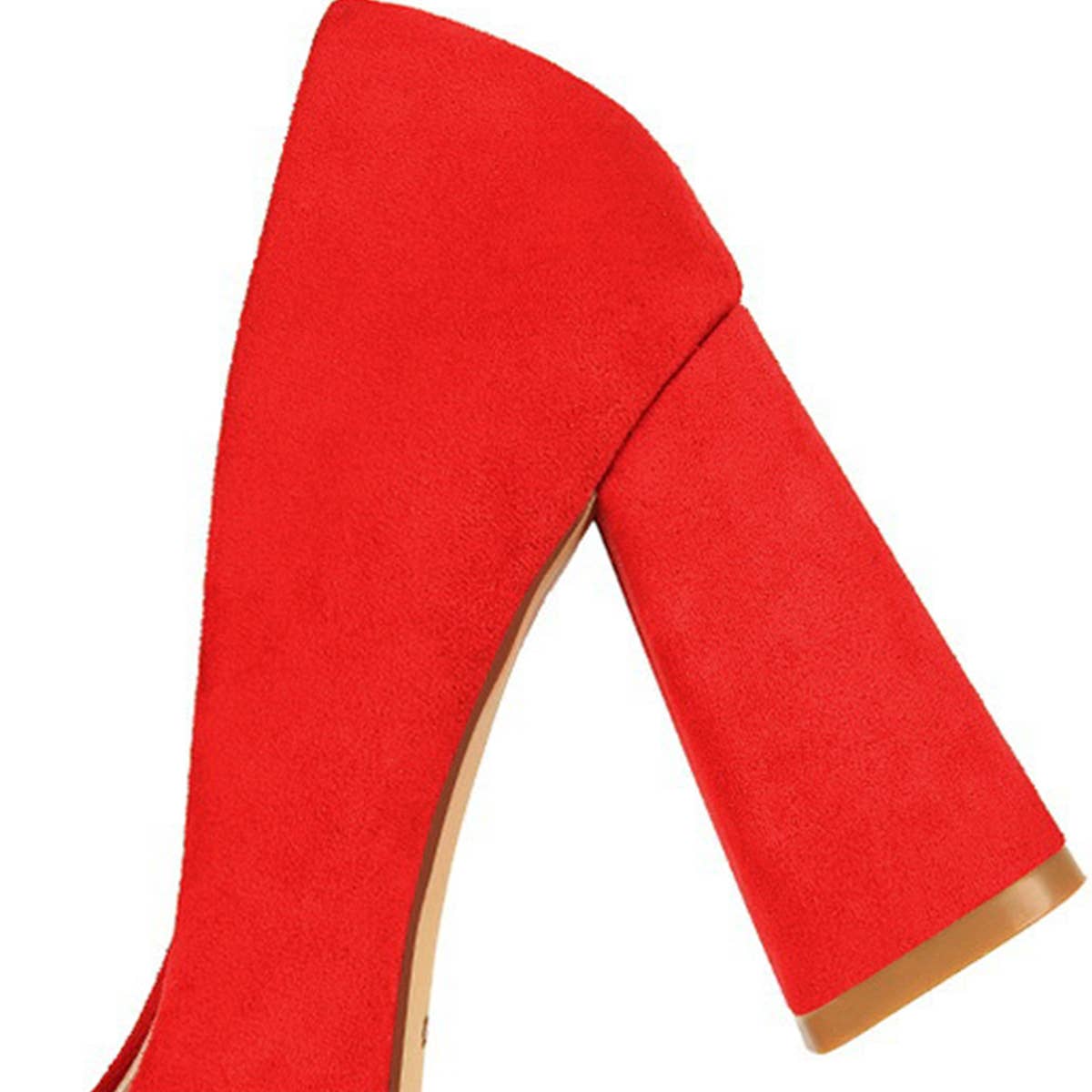 SIMPLE SUEDE SHALLOW-MOUTH POINTED HIGH HEELS_CWSHH0037