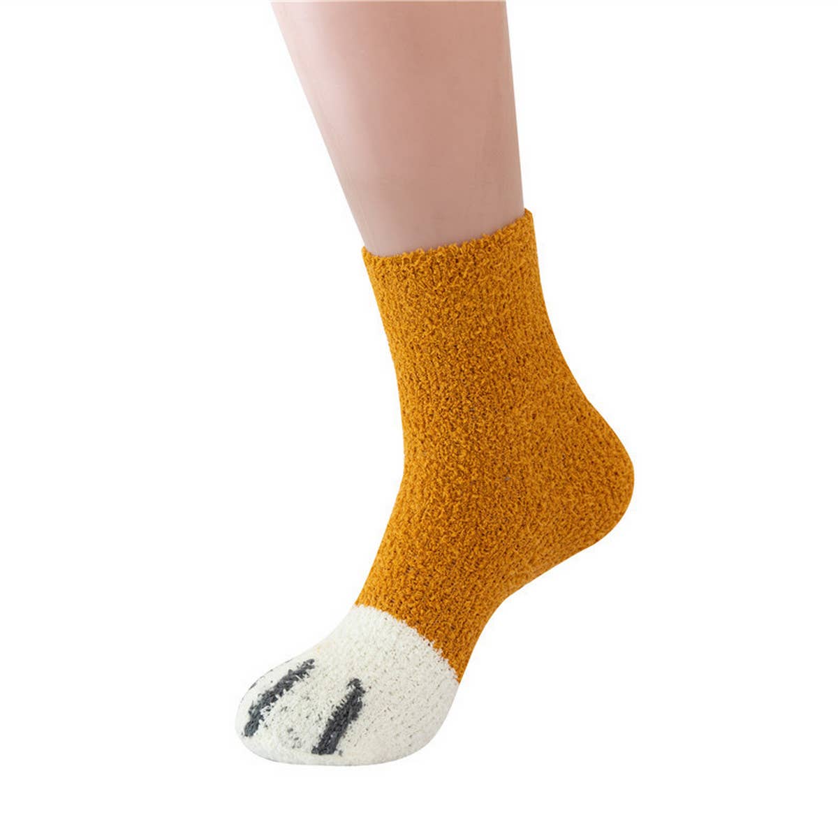 WOMEN HOME PADDED WARM CORAL VELVET SOCKS