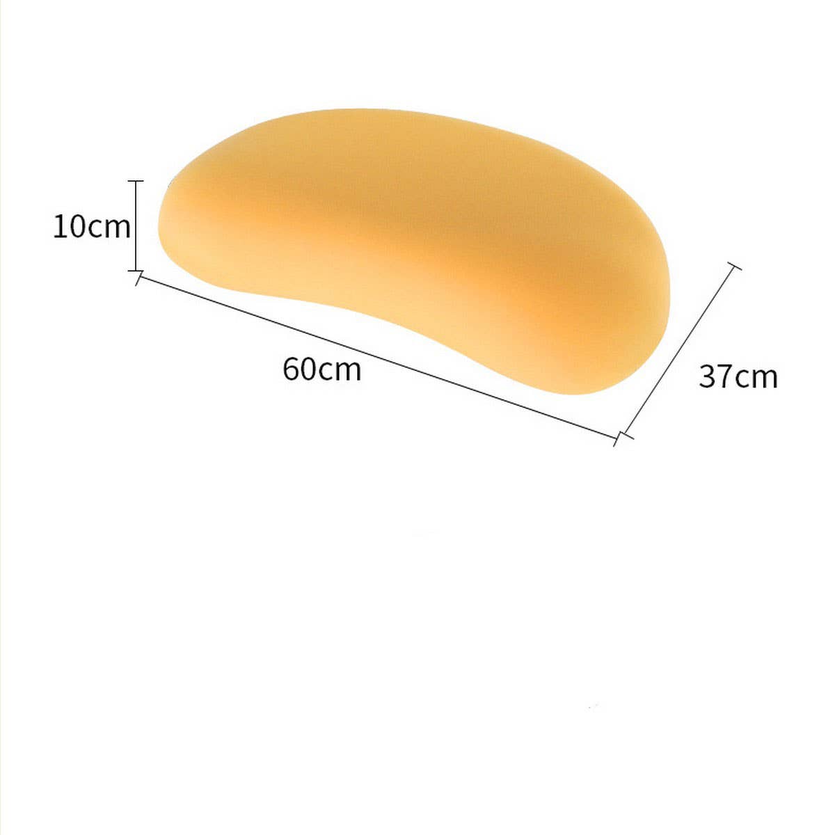 Slow Rebound Memory Foam Pillow, No Sink Core_CWMM8095