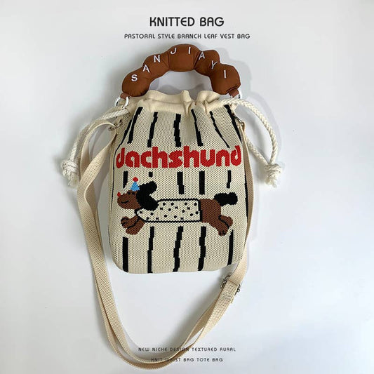 Convenient to carry with you woven lucky bag