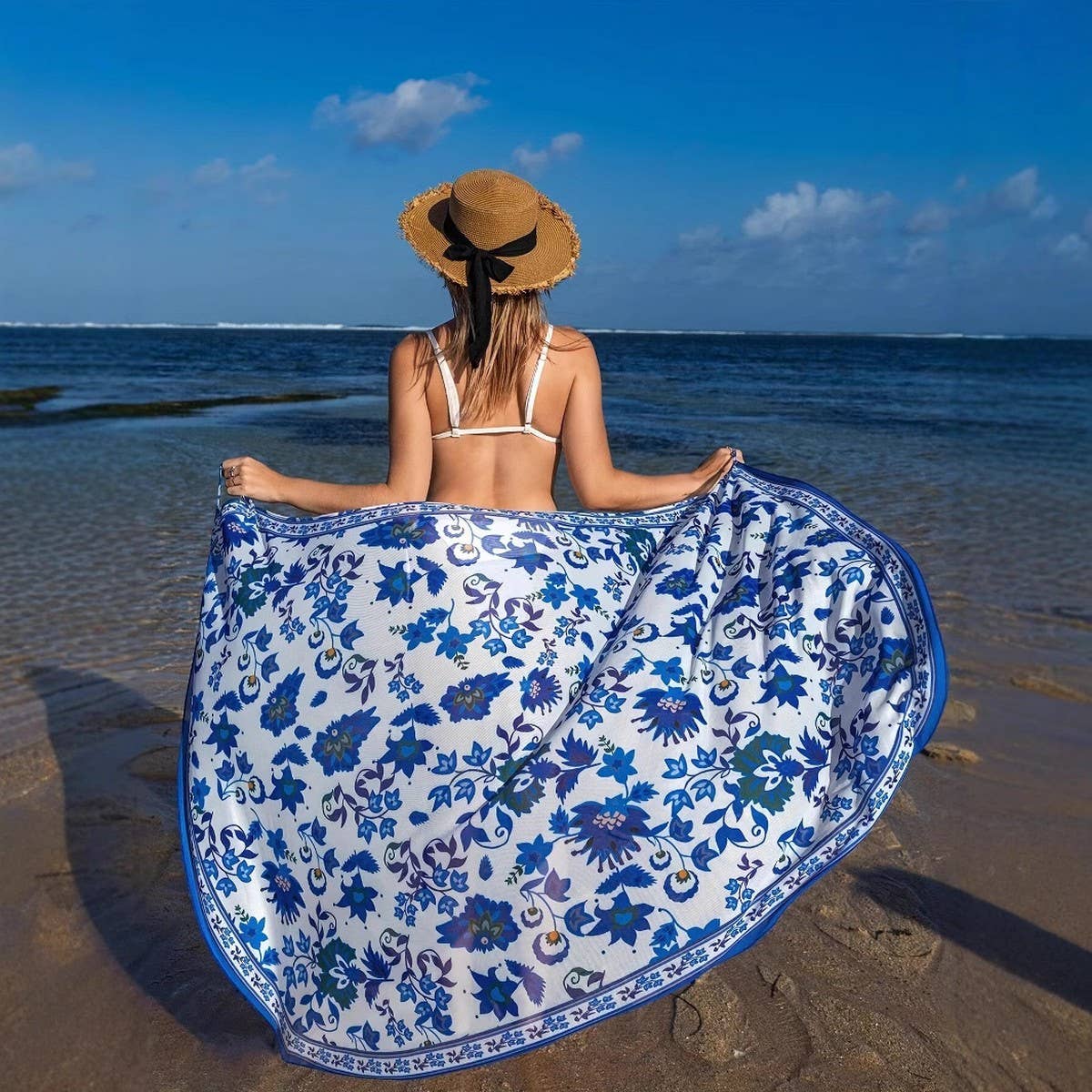 Oversized Multi-Way Beach Dress, Sun-Proof Cape_CWBLS0465