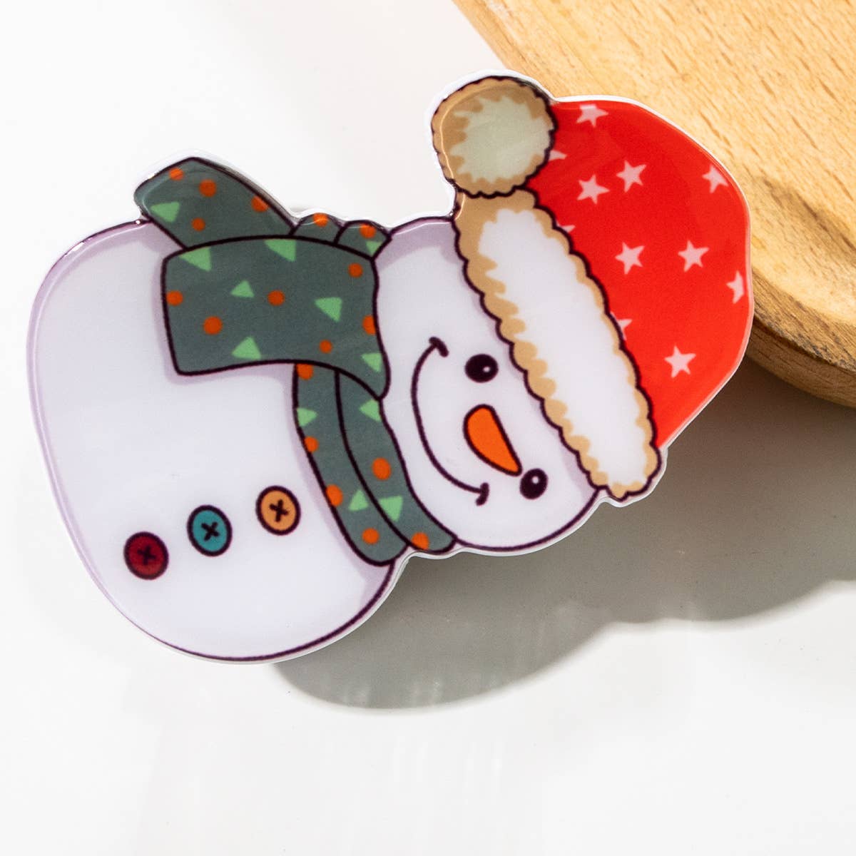 CHRISTMAS HAT ACETATE BOBBY PIN