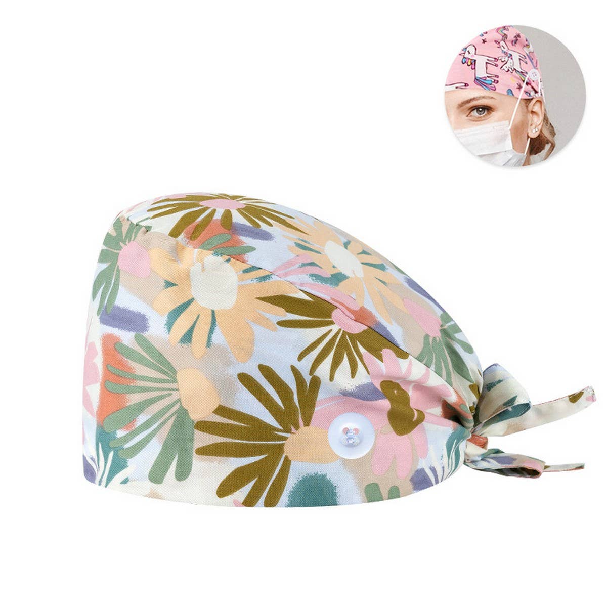 PURE COTTON CARTOON PRINT THIN TOE CAP_CWAH3389