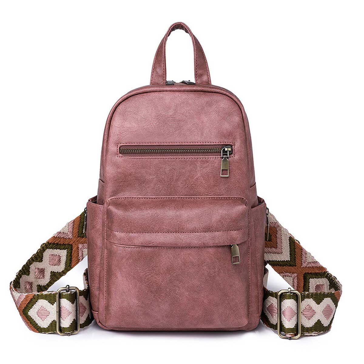LEISURE TRAVEL DUAL-PURPOSE CHEST BAG BACKPACK_CWAB2881