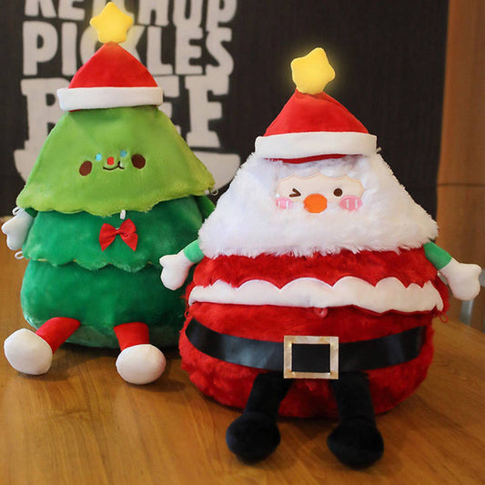 SANTA CLAUS GINGERBREAD PILLOW