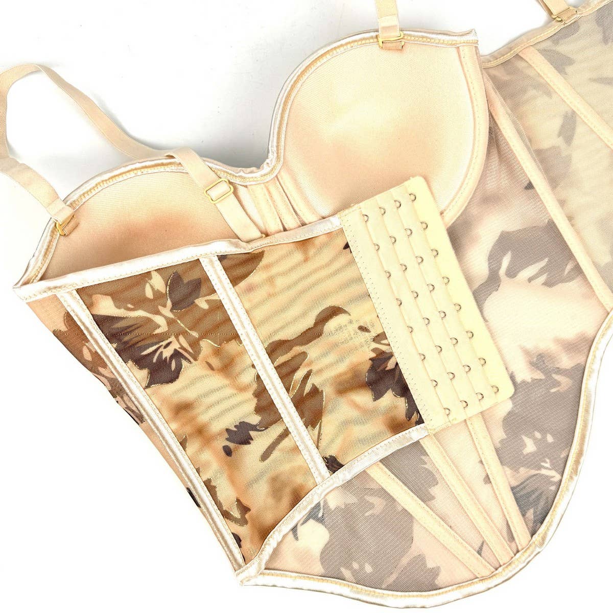 CAMOUFLAGE PRINT SEXY INNER HERRINGBONE BRA_CWMM4137