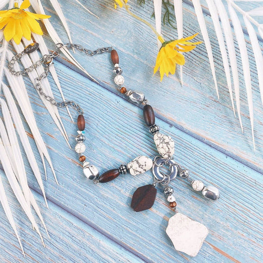 POPULAR RETRO SPECIAL-SHAPED WOODEN BEAD NECKLACE_CWAJE1576