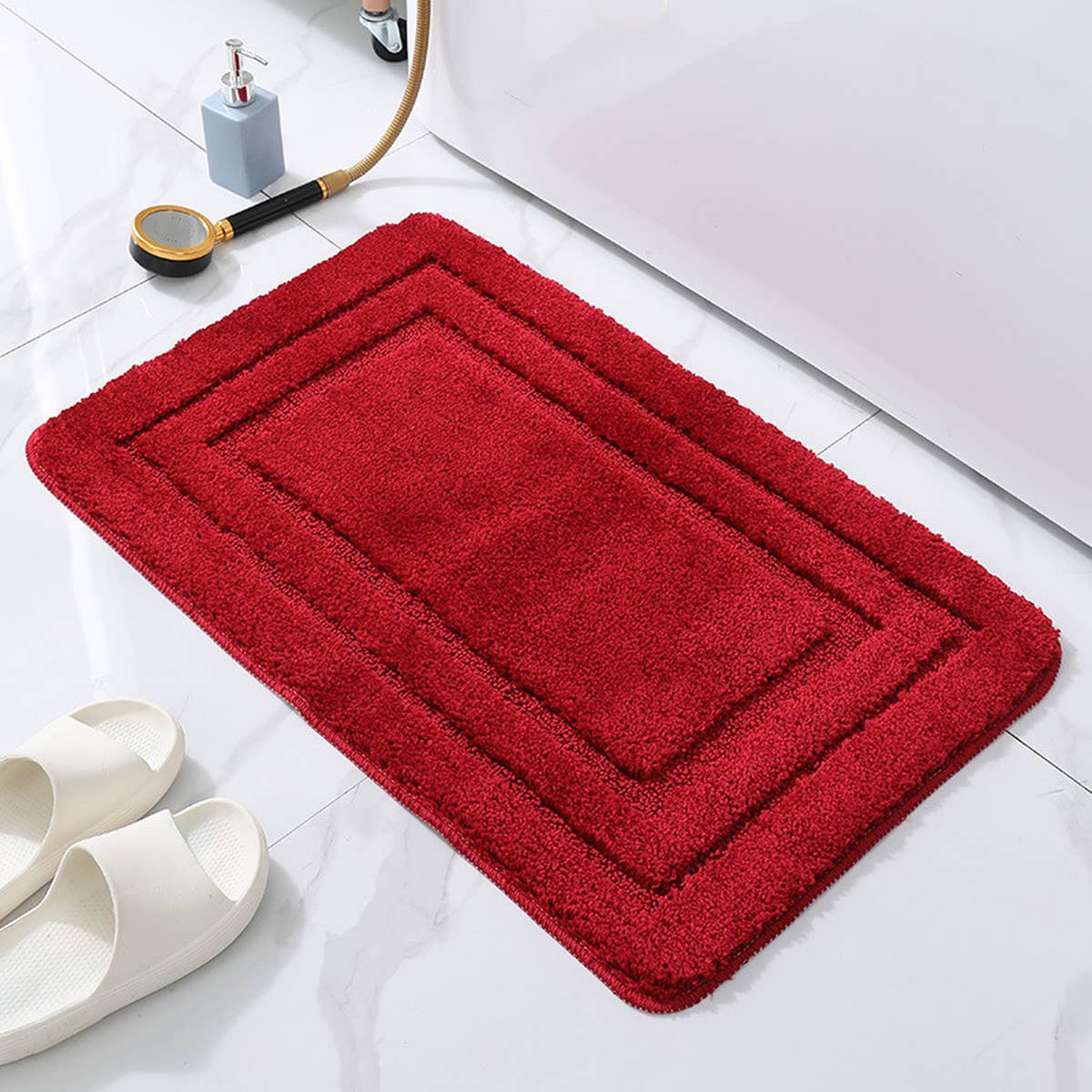NEW ABSORBENT U-SHAPED BATHROOM MAT