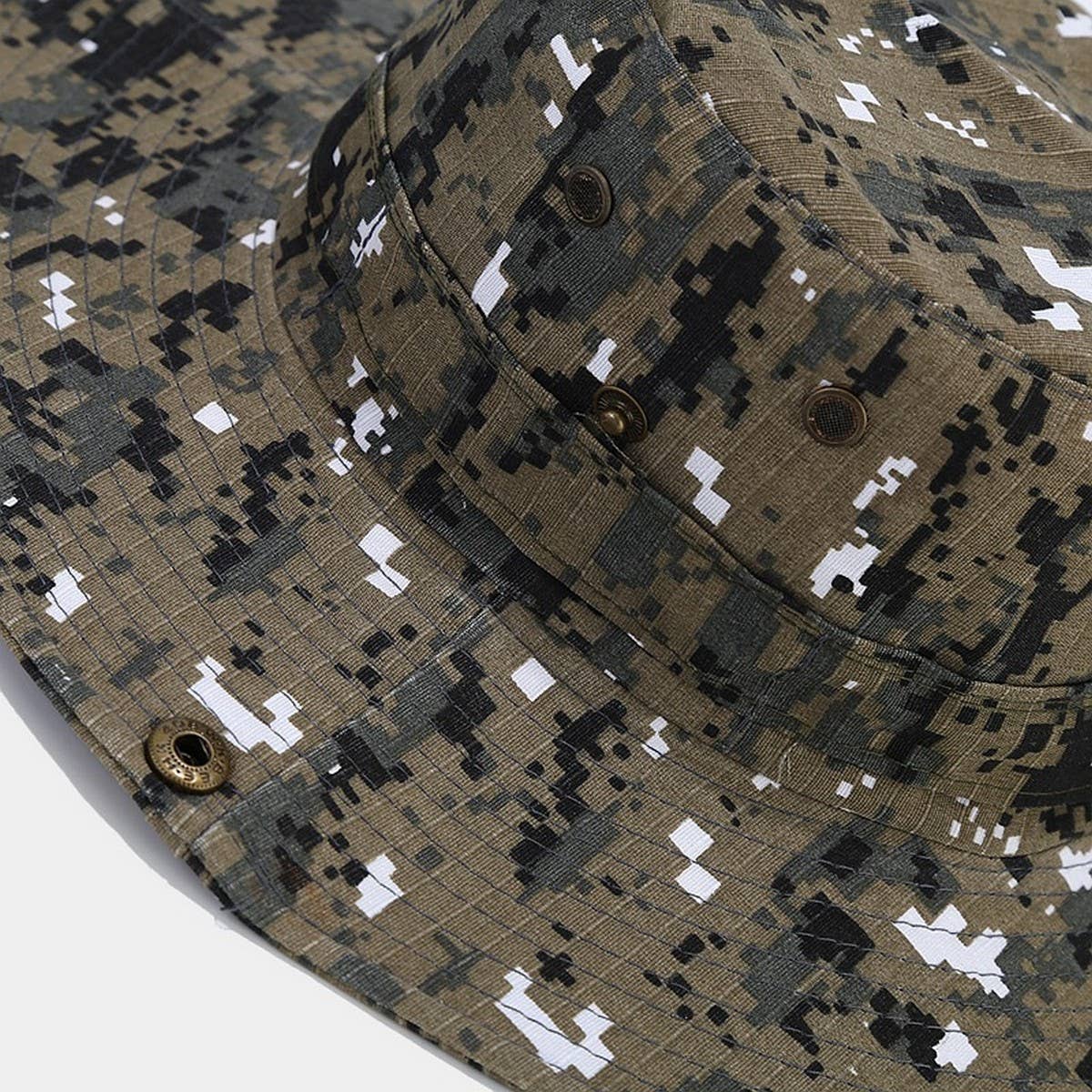 Camo Outdoor Sun Hat for Hiking &Fishing Adventure_CWAH3884
