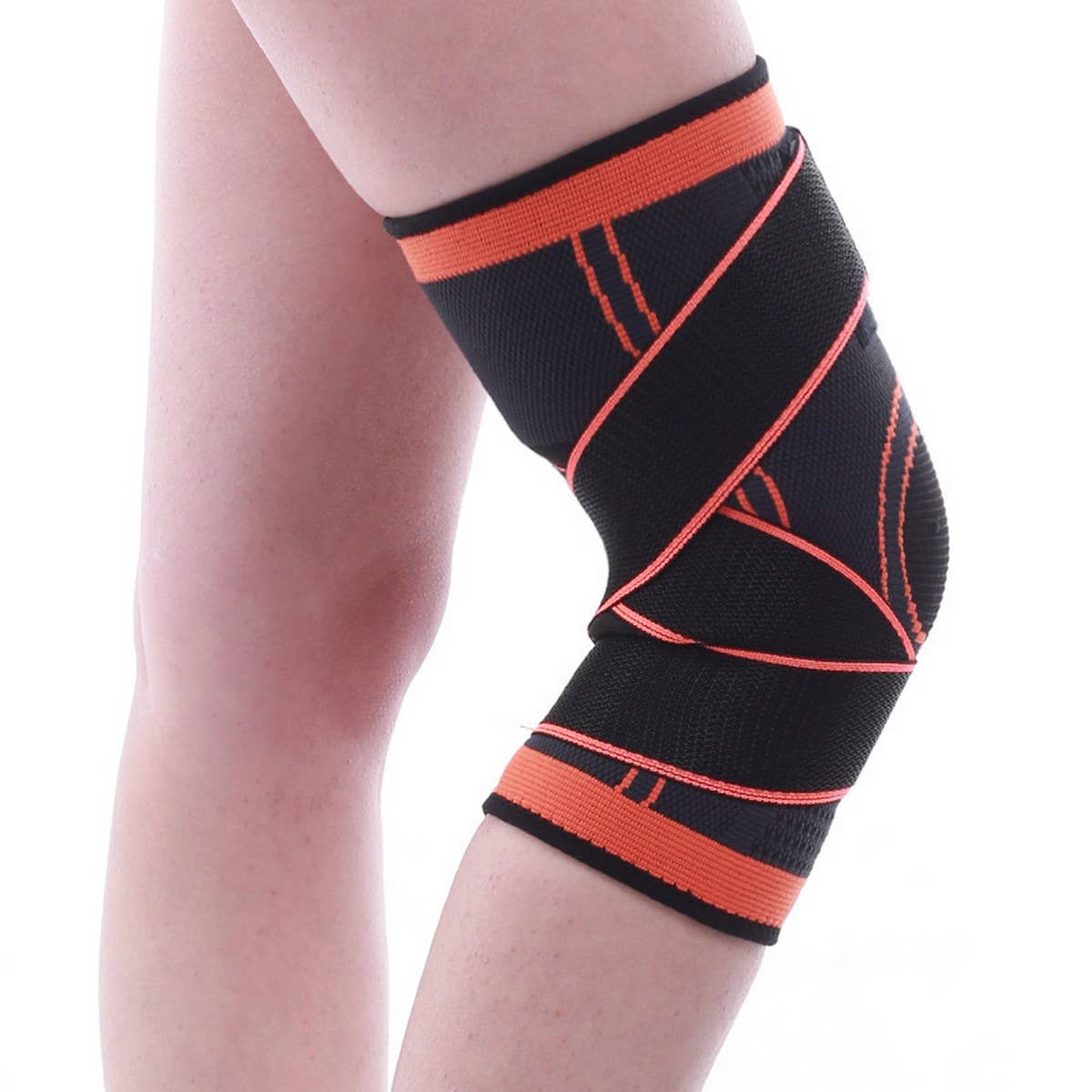Summer Breathable Knit Compression Knee Sleeve_CWMM7892