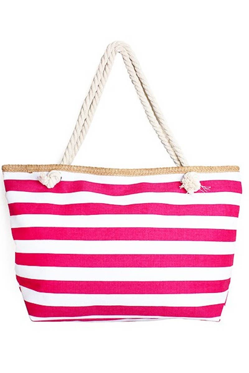 STRIPE CASUAL TRENDY BEACH BAG_CWAB293
