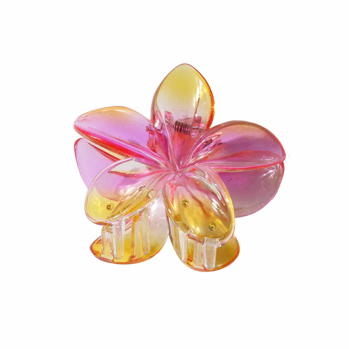 New Gradient Plumeria Claw Clip for Women_CWAHA1057