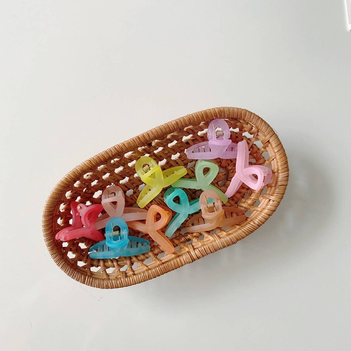 CHILDREN'S COLORFUL FROSTED CANDY COLOR HAIRPIN