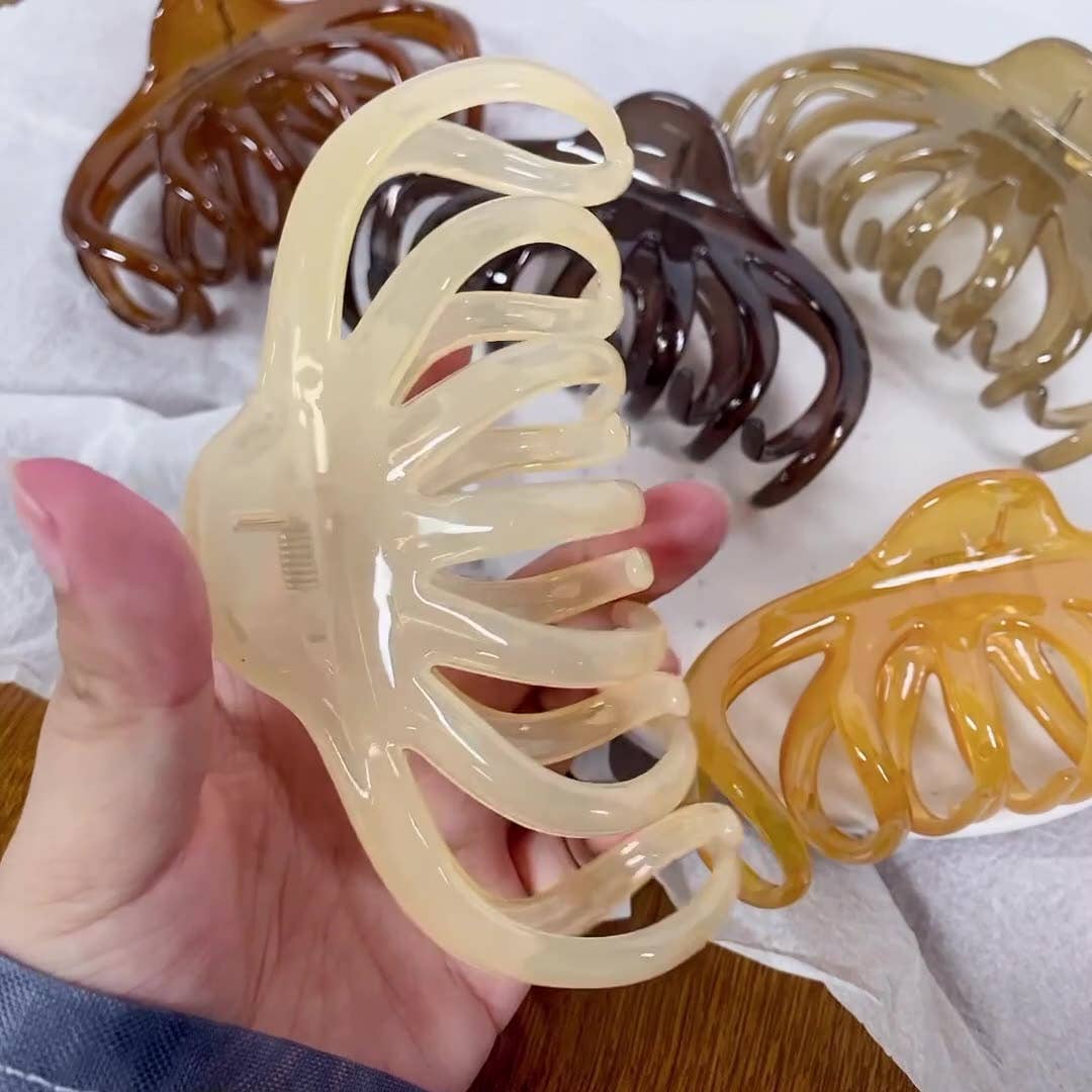 Super-large transparent acetic octopus gripper