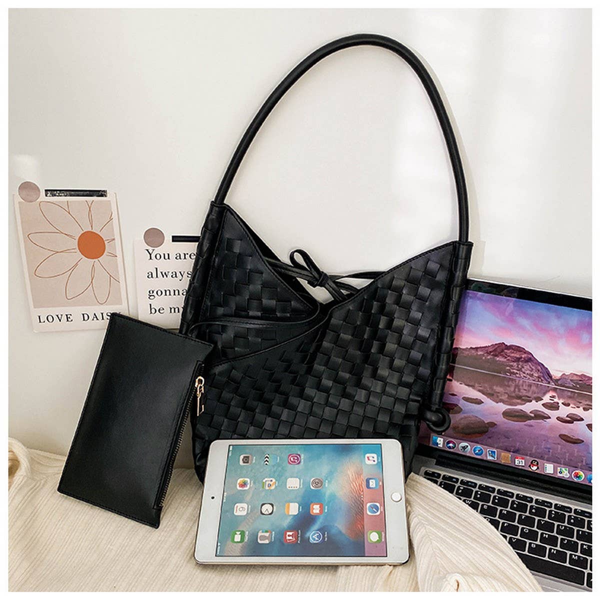 HAND-WOVEN BAG STYLISH STRAW ARMPIT BAG FOR WOMEN_CWAB1913