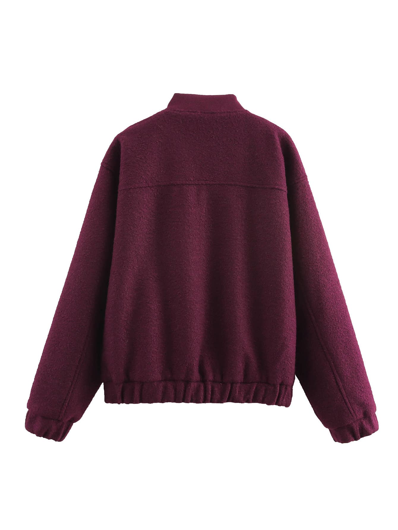 STYLISH CASUAL BEADED LEATHER CROPPED JACKET