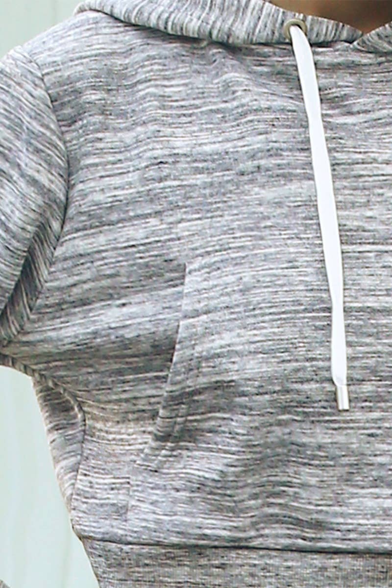 CWOHOL428_Lightweight Pullover Hoodie Cropped Sweatshirt