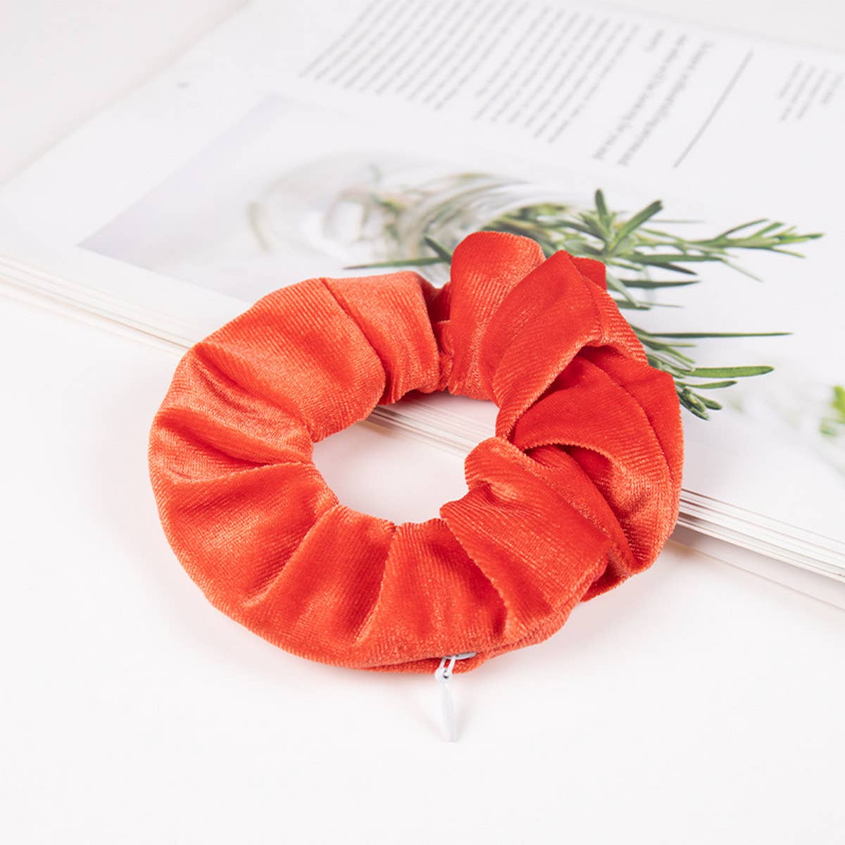INVISIBLE ZIPPER LARGE INTESTINE HAIR TIE_CWAHA0868