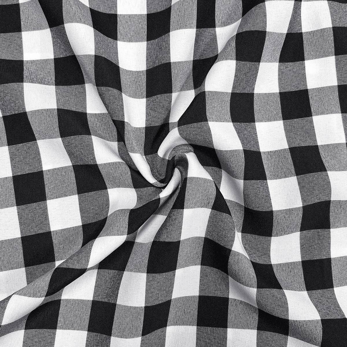 V-NECK PLAID IRREGULAR DRESS