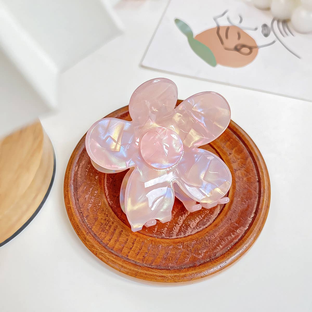 Iridescent Mermaid imitation acetic acid clip