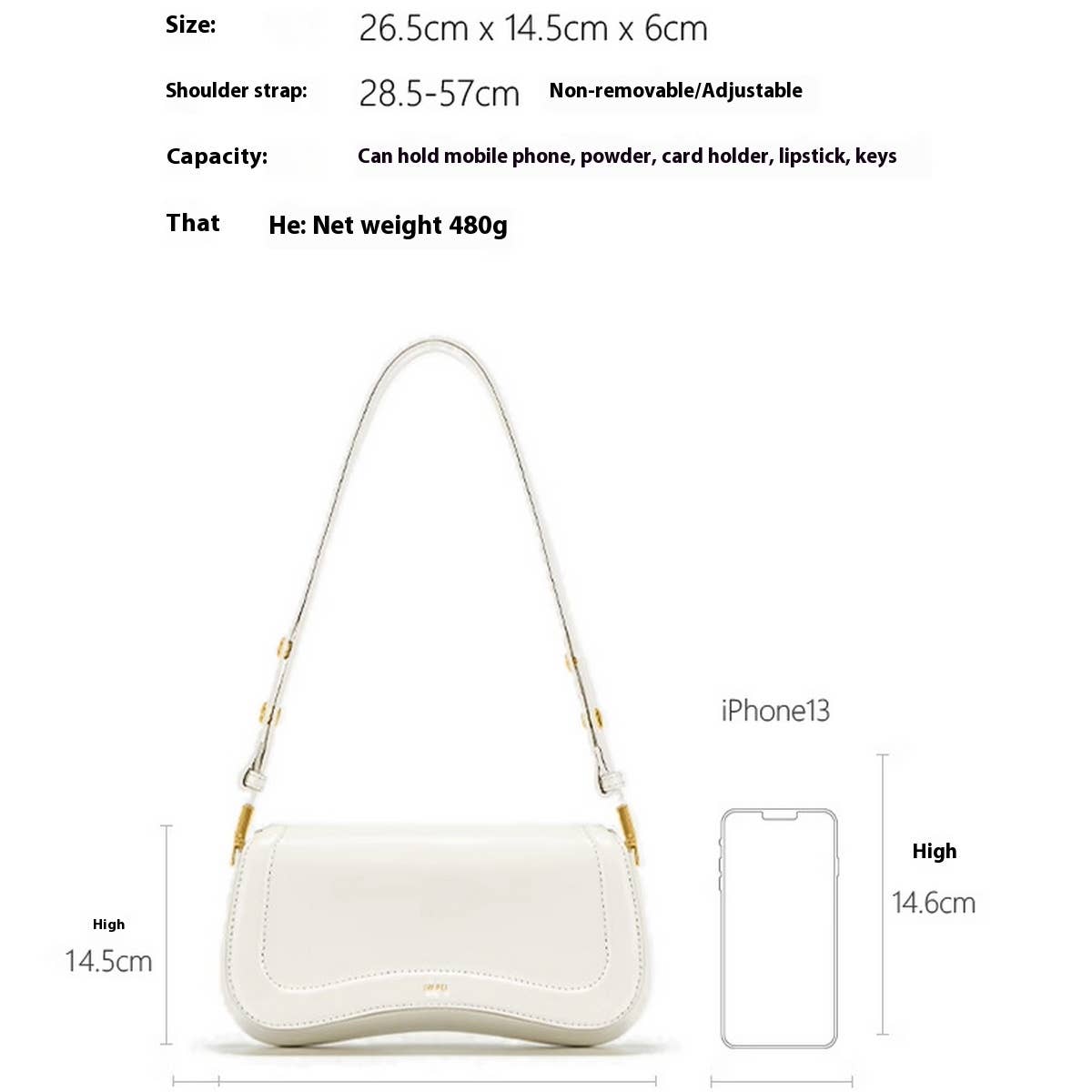 Vintage Pudding Bag ? Adjustable Shoulder Purse_CWAB5328