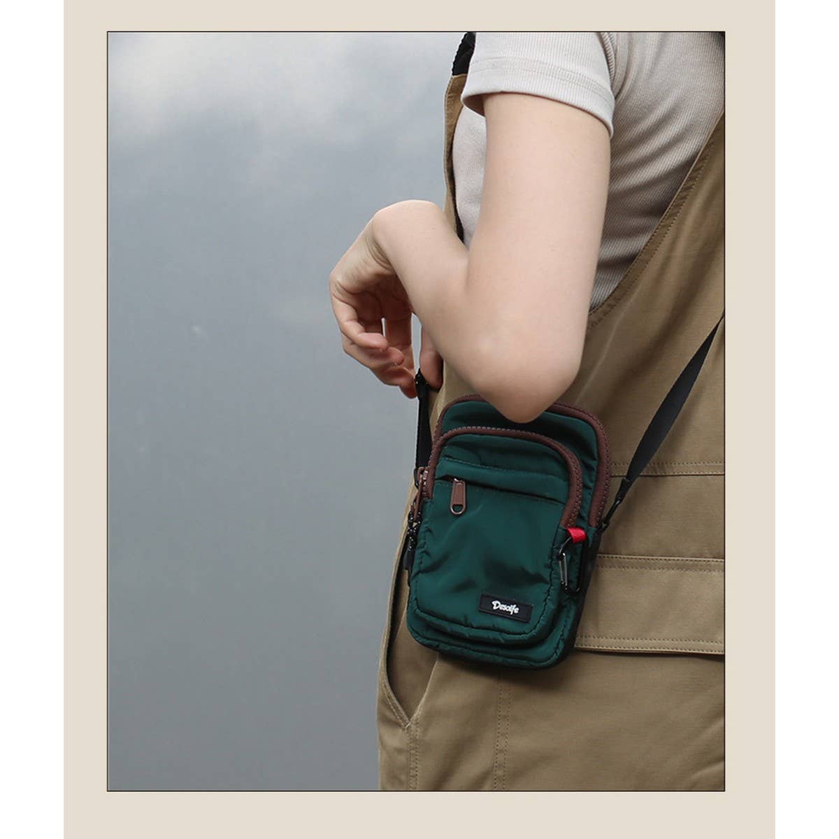 MINI WOMEN'S PHONE SOLID COLOR CROSSBODY BAG_CWAB1825