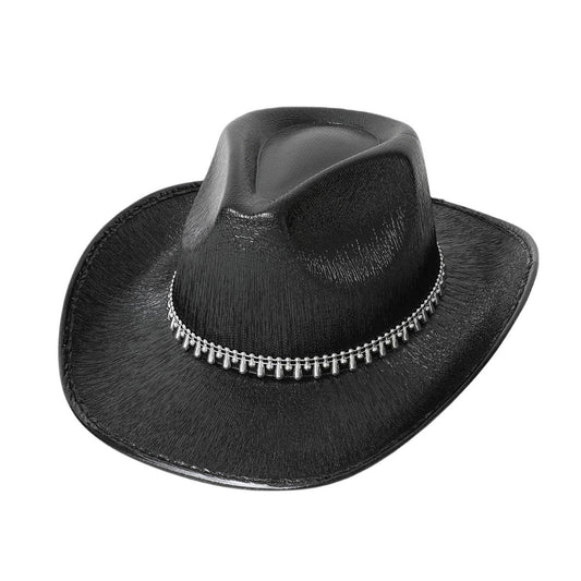 Beaded Teardrop Decor Fedora Cowboy Hat_CWAH3636