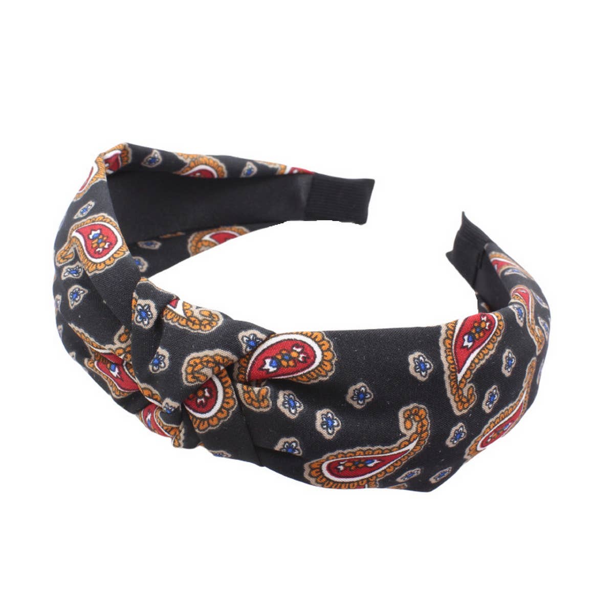 SIMPLE WIDE-BRIMMED FABRIC PRINTED HEADBAND_CWAHA1687