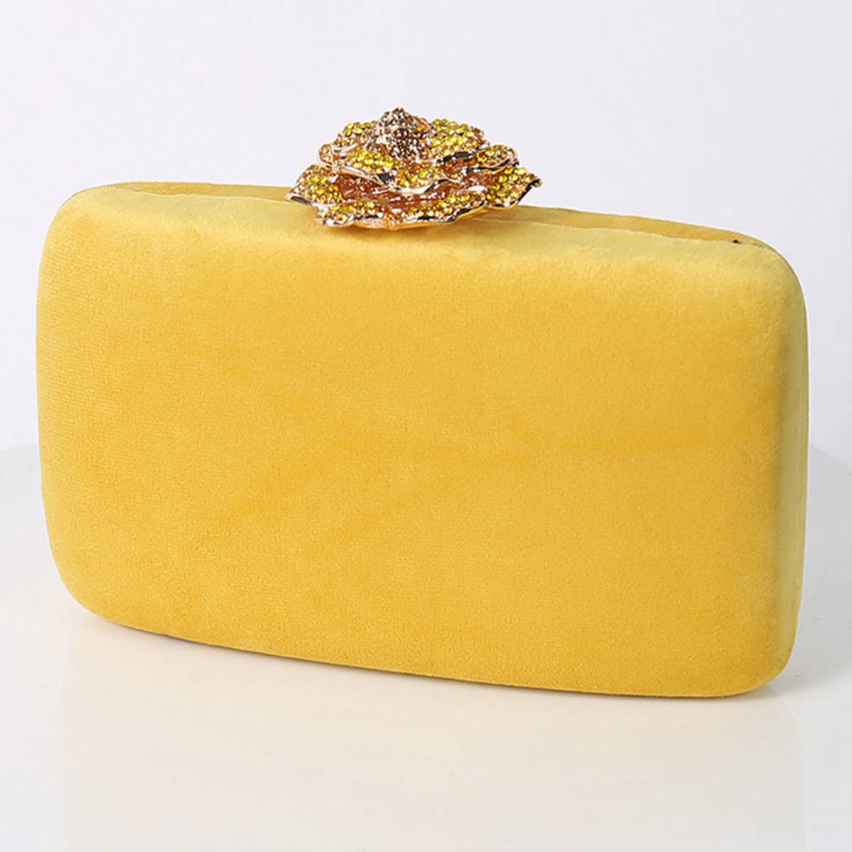 FASHION FLOWER DIAMOND SHOULDER BAG CLUTCH BAG_CWAB0601