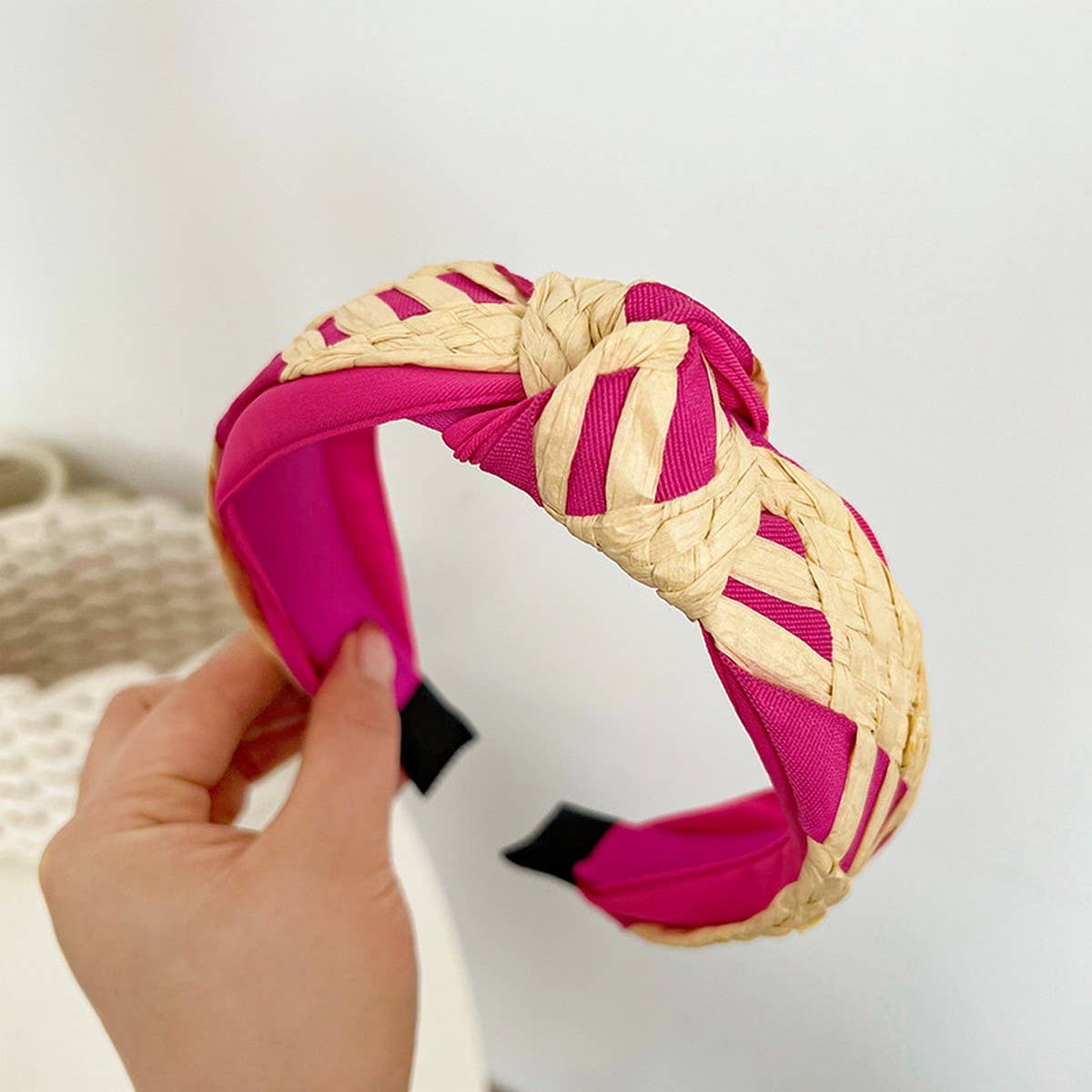 NEW COLOR MATCHING STRAW HEADBANDS_CWAHA1158